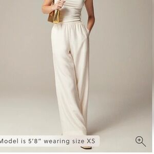 J. Crew Stratus Pants Satin - S (NWT)